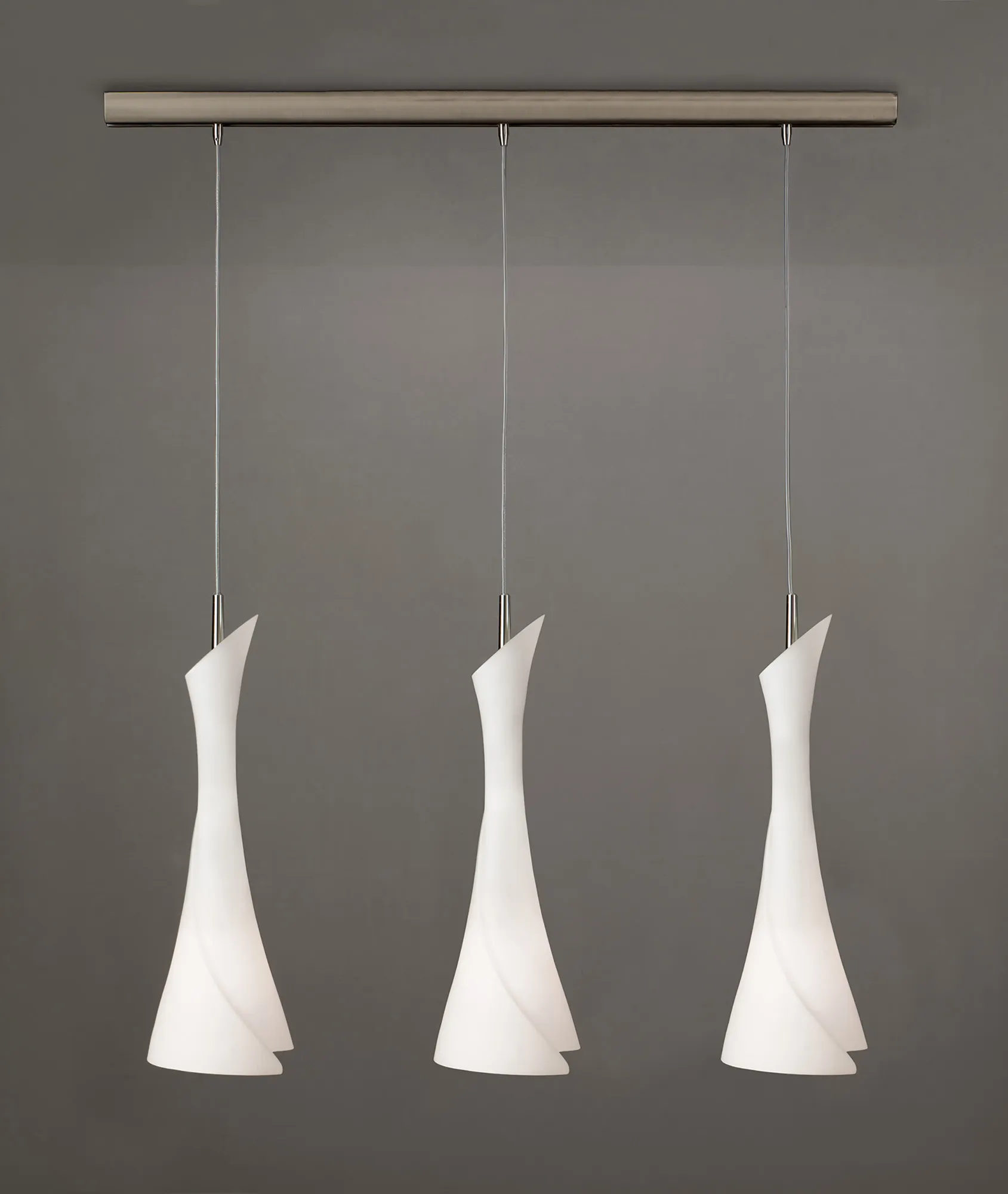 Zack Glass Pendant 3 Light M0771  Mantra Zack